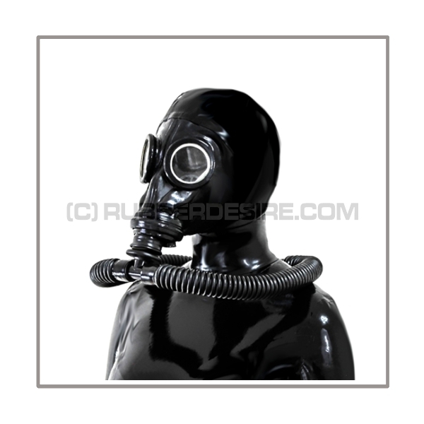 M41-GP5 gasmask-system PROTECT-LB-M with separate openface-hood, circulation-tube-set and rebreathing bag